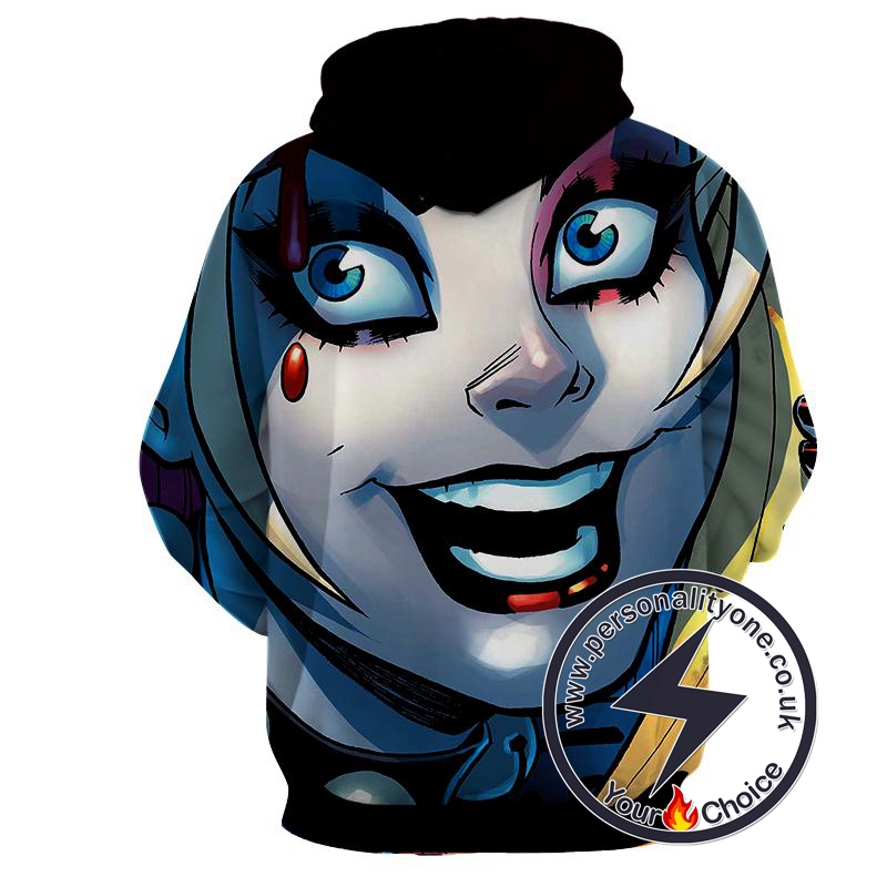 Harley Quinn - Harley Quinn 3D - Hoodies